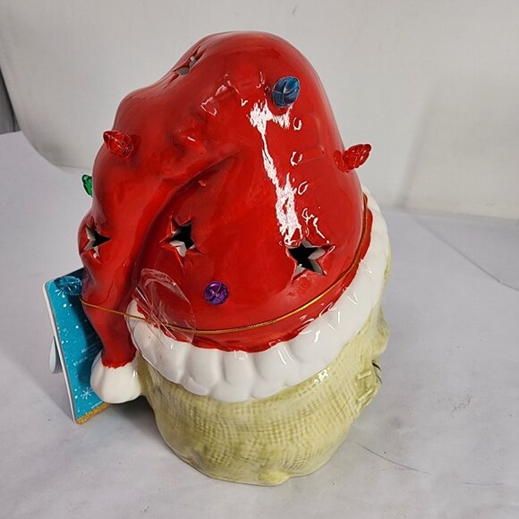 Disney Nightmare Before Christmas Oogie Boogie Ceramic Luminary NEW - Picture 5 of 7